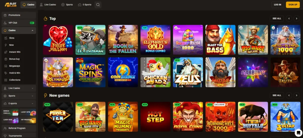 Slotlair Casino – Top online casino voor Nederlandse spelers image 1