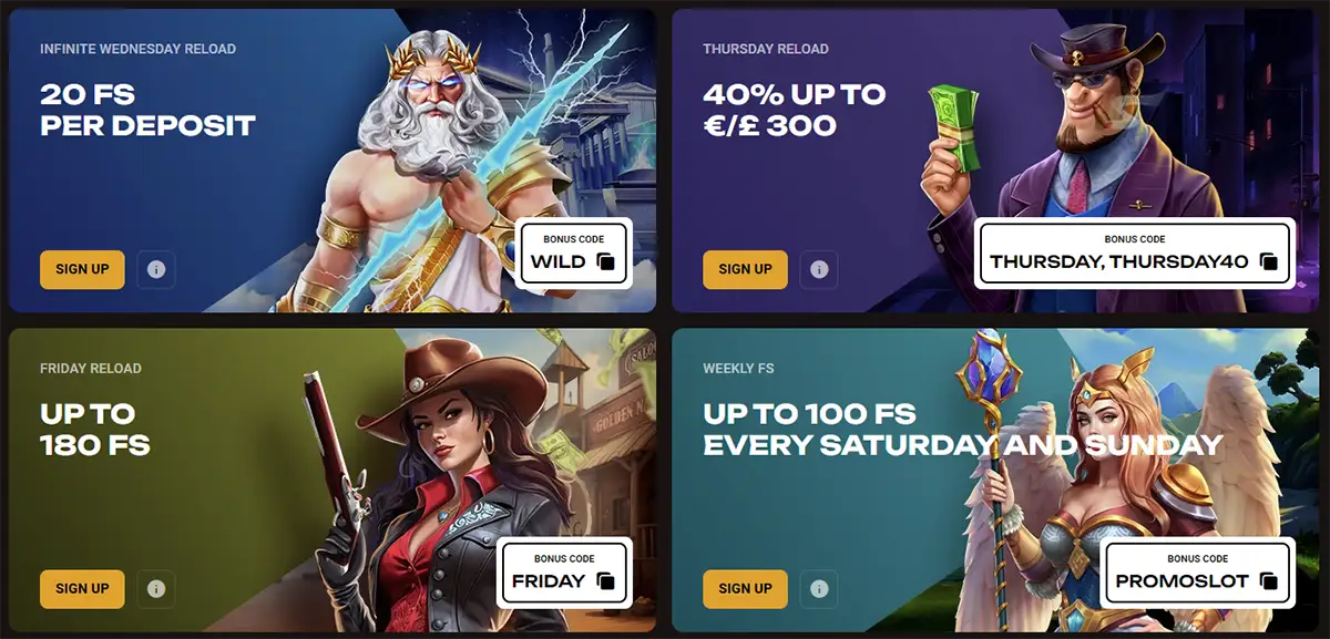 Promotiecatalogus van Slotlair Casino